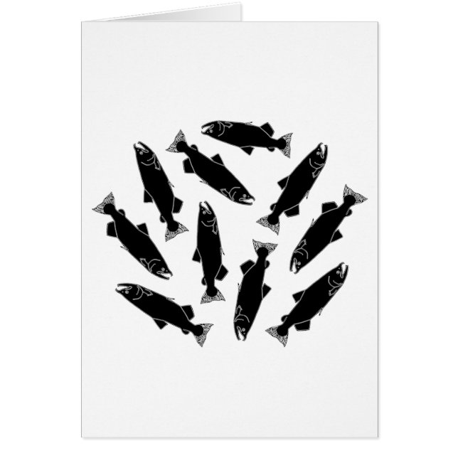 Wilde pazifische Lachse (Vorne)