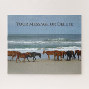 Wilde Pferde Außenbanks OBX Corolla NC Puzzle