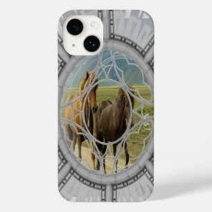 Wilde Pferde Case-Mate iPhone 14 Hülle