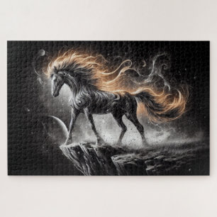 Wilde Pferde, galoppierende Pferde, Haustiere, Puzzle