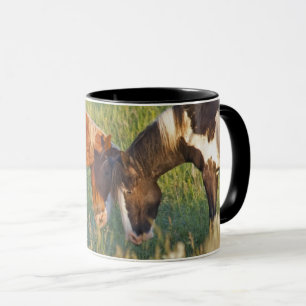 Wilde Pferde im Theodore-Roosevelt-Nationalpark Tasse