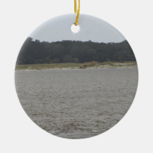 Wilde Pferde Keramik Ornament