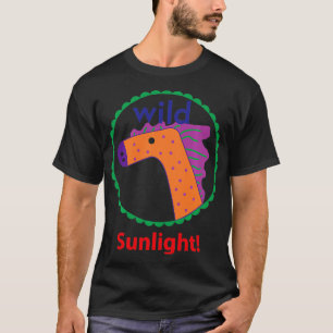 Wilde Pferde Kunst Sonnenlicht T-Shirt