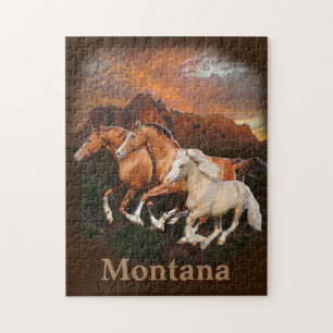 Wilde Pferde Montana Puzzle