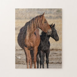 Wilde Pferde Puzzle