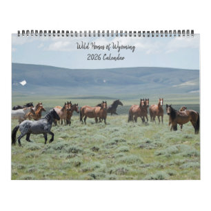 Wilde Pferde von Wyoming Kalender
