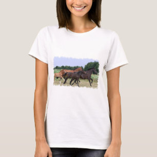 Wilde Pferdedamen-angepasstes Shirt
