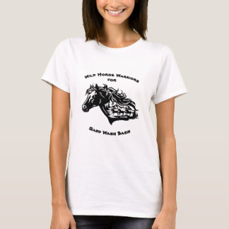 Wilde Pferdekrieger für das Sandwaschbecken T-Shirt
