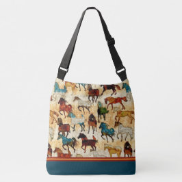 Wilde Pferdquerkörper-Taschen-Tasche Tragetaschen Mit Langen Trägern