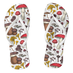 Wilde Pilze Flip Flops