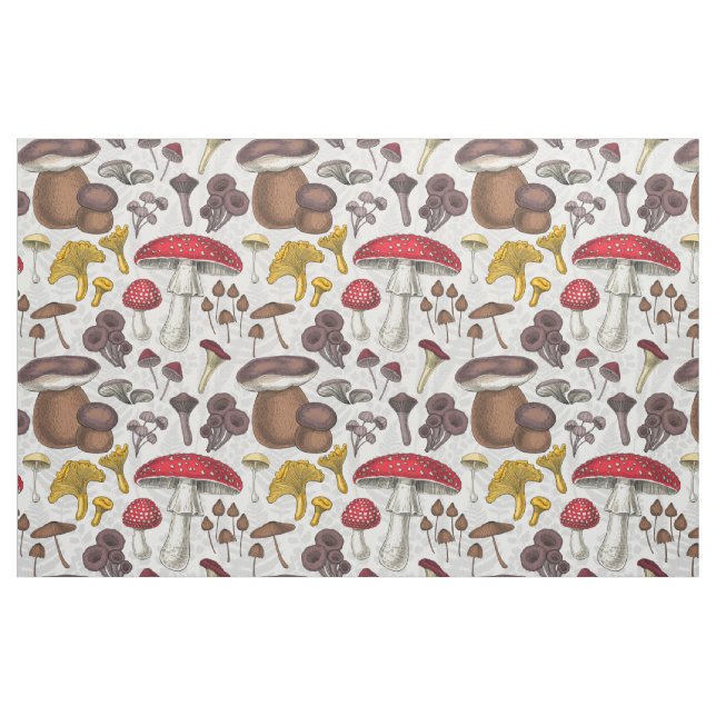 Wilde Pilze Stoff (Fat Quarter (45,7 x 55,9 cm))