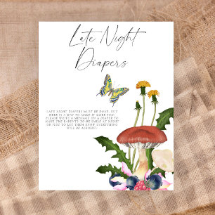 Wilde Pilze Windelspiel mitten in der Nacht Poster