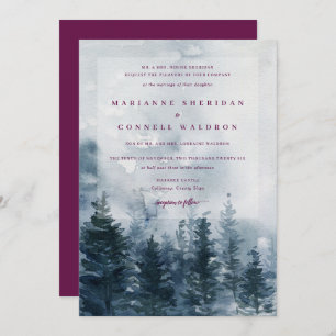 Wilde Pines   Einladung von Marine + Berry Wedding