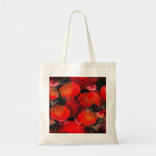 Wilde Poppies Digitales Aquarell Zeichnend Tragetasche