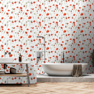 Wilde Poppies Tapete