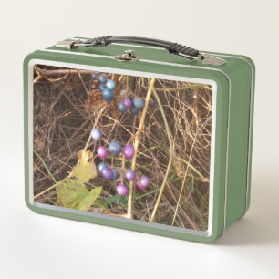 Wilde Porzellanbeerrebe in der Natur Lunchbox
