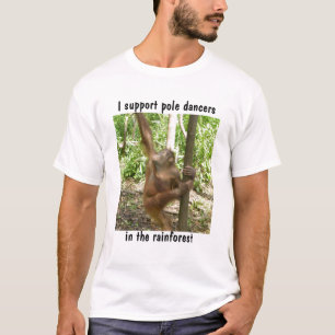 Wilde Regenwald-Pole-Tänzer T-Shirt