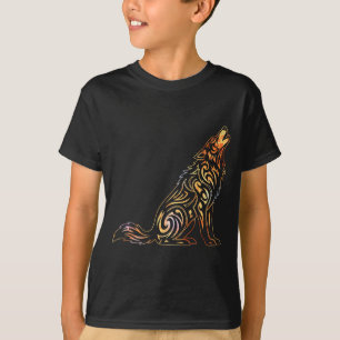 Wilde Retro-Wolfspacke Vintage-Wildtiere Einsame F T-Shirt