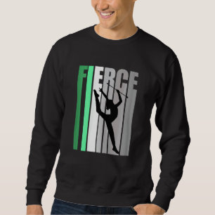 Wilde rhythmische Gymnastik Mädchen künstlerische Sweatshirt