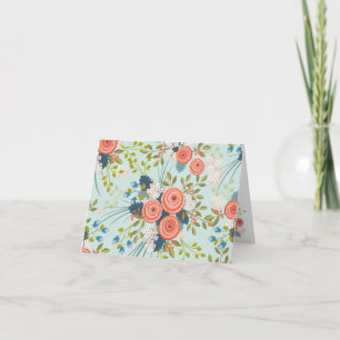 Wilde Rose Blumengarten Blank Notecard Karte