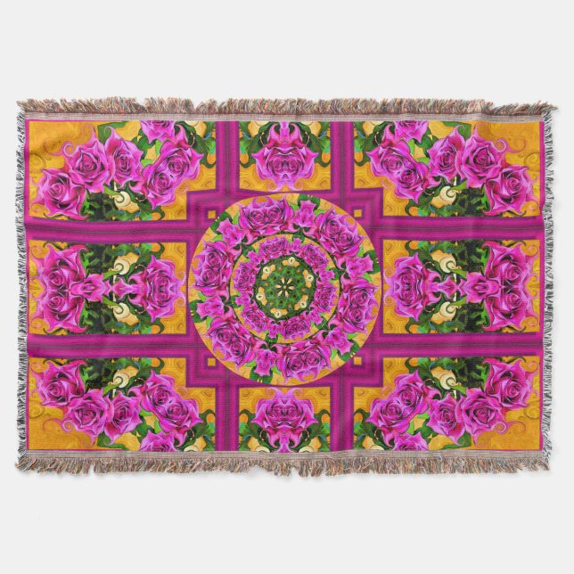 Wilde Rose Decke (Vorderseite)