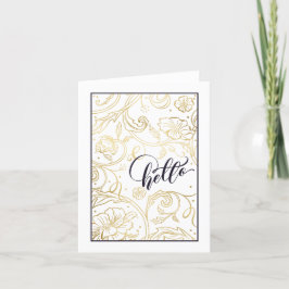 Wilde Rose Faltkarte Dankeskarte