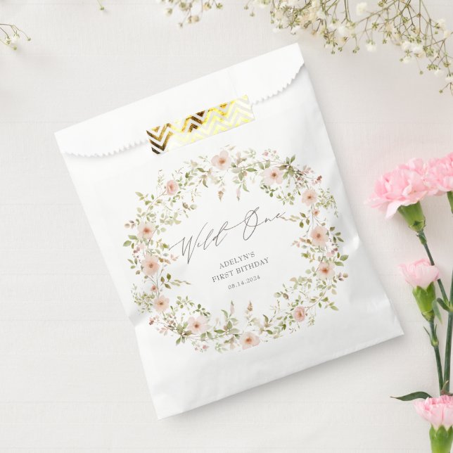 Wilde Rose Kinder Erste Geburtstagszeitung Geschenktütchen (Versiegelt)