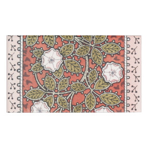 Wilde Rose Kunst Illustration Blume Vintag Namenschild