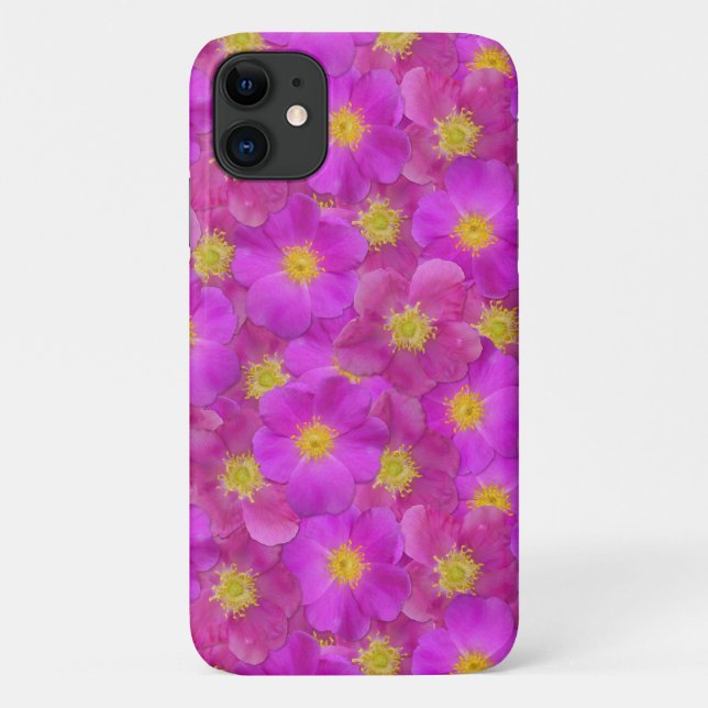 Wilde Rose Nahtloses Muster Case-Mate iPhone Hülle (Rückseite)