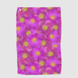 Wilde Rose Nahtloses Muster Golfhandtuch