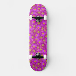 Wilde Rose Nahtloses Muster Skateboard