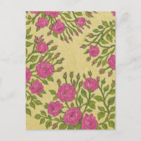 Wilde Rose Postkarte