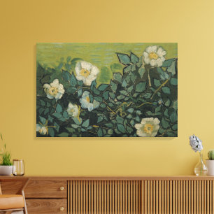Wilde Rose von Vincent van Gogh Leinwanddruck