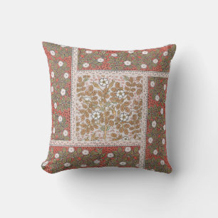 Wilde Rosen-Kunstillustration Blume Vintage Kissen
