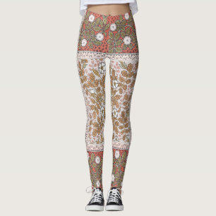 Wilde Rosen-Kunstillustration Blume Vintage Leggings