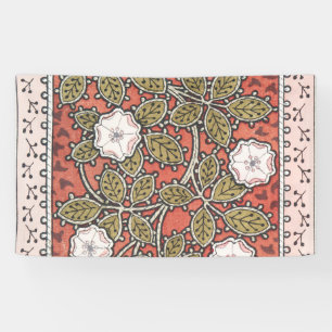 Wilde Rosen-Kunstillustration Blumen Vintage Banner