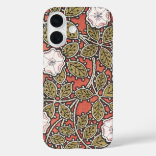 Wilde Rosen-Kunstillustration Blumen Vintage iPhone 16 Hülle