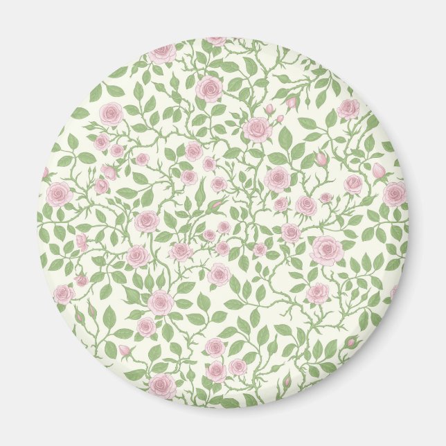 Wilde Rosen Magnet (Vorne)