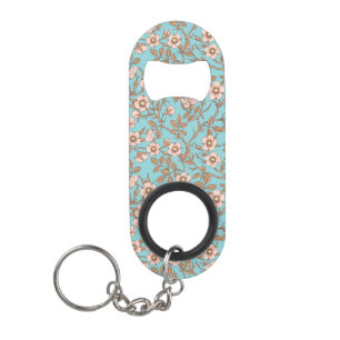 Wilde Rosen und Schmetterlinge /rosa/braun/Pool Mini Flaschenöffner