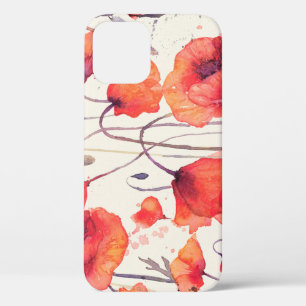 Wilde rote Pflaumen, Aquarellmuster Case-Mate iPhone Hülle