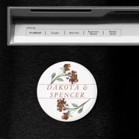 Wilde rustische Blume | Burnt Orange Floral Weddin