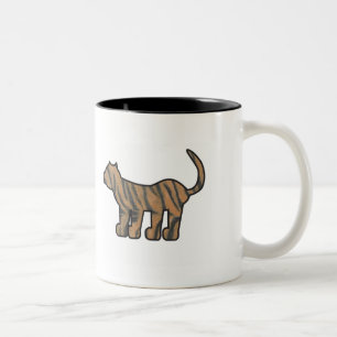 Wilde Sache-Tiger-Tasse Zweifarbige Tasse