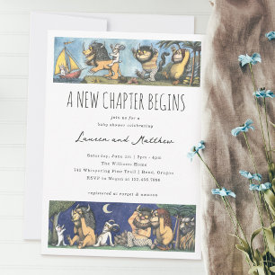 Wilde Sachen Abenteuer Baby Shower nach dem Bilder Einladung