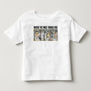 Wilde Sachen und Max schwingen von den Bäumen Kleinkind T-shirt