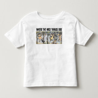 Wilde Sachen und Max schwingen von den Bäumen Kleinkind T-shirt