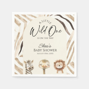 Wilde Safari-Baby-Party Serviette