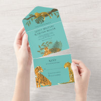 Wilde Safari-Großkatzen-Hochzeit - Alles in einer