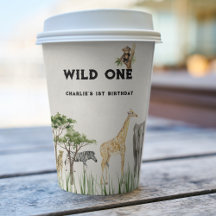 Wilde Safari-Tier-Geburtstagsfeier