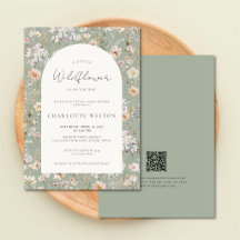 Wilde Salbei-Grün-Bogen-Herbst-Baby-Party