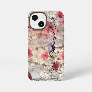Wilde Schönheit verwoben: Von Wildblumen gestaltet iPhone 13 Mini Hülle